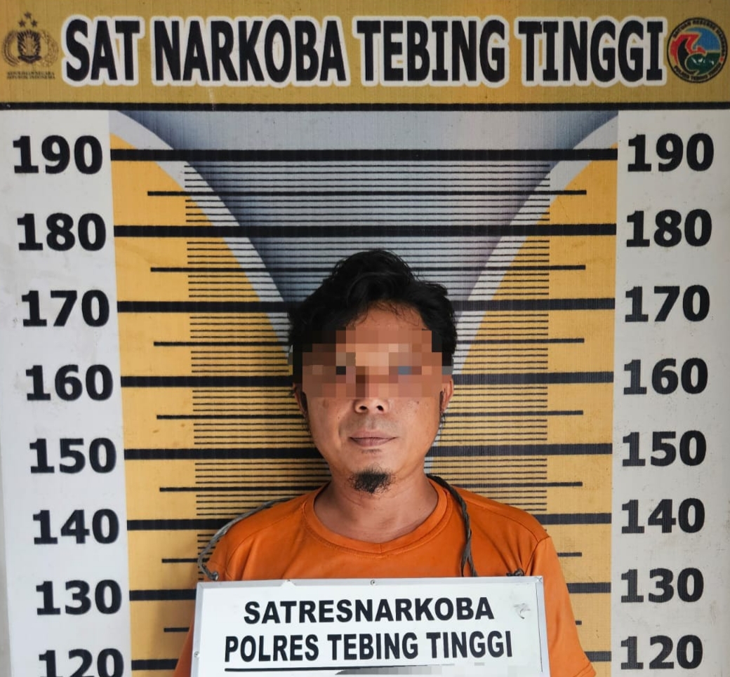 Jelang HUT Bhayangkara Ke-79, Satresnarkoba Polres Tebing Tinggi Tangkap Pengedar Sabu di Pinggir Jalan