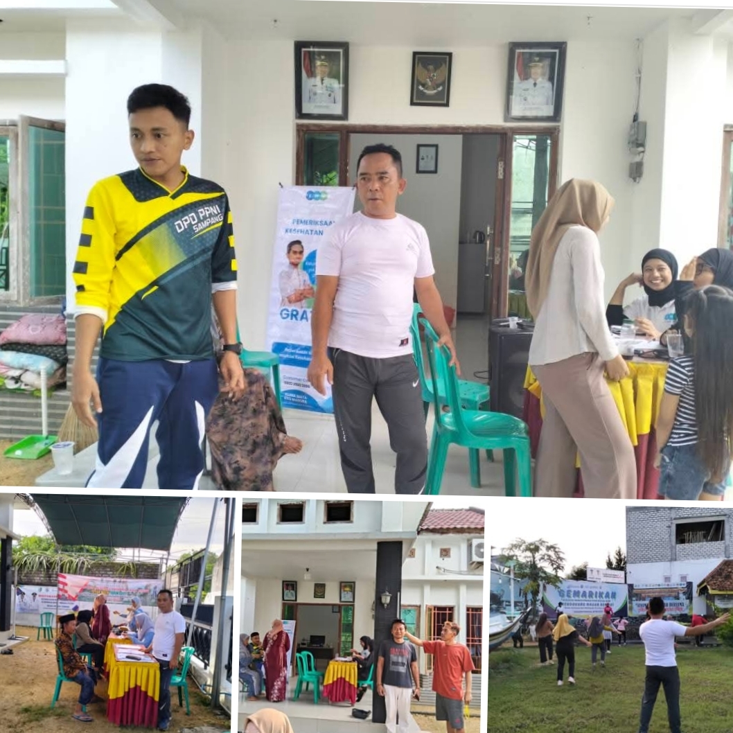 Pemdes Jatra Timur Bersama Puskesmas Banyuates Dan Klinik Mata KAMU Bangkalan Gelar Pemeriksaan Kesehatan Mata di Balai Desa’