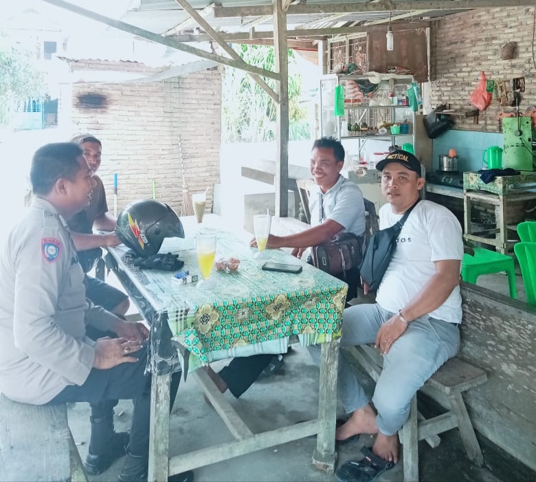 Bhabinkamtibmas Polsek Labuhan Ruku Sambang dan Cooling System