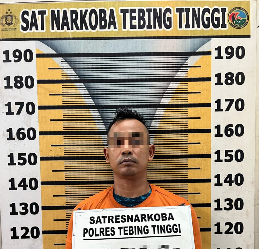 Satres Narkoba Polres Tebing Tinggi Bekuk Pengedar Sabu