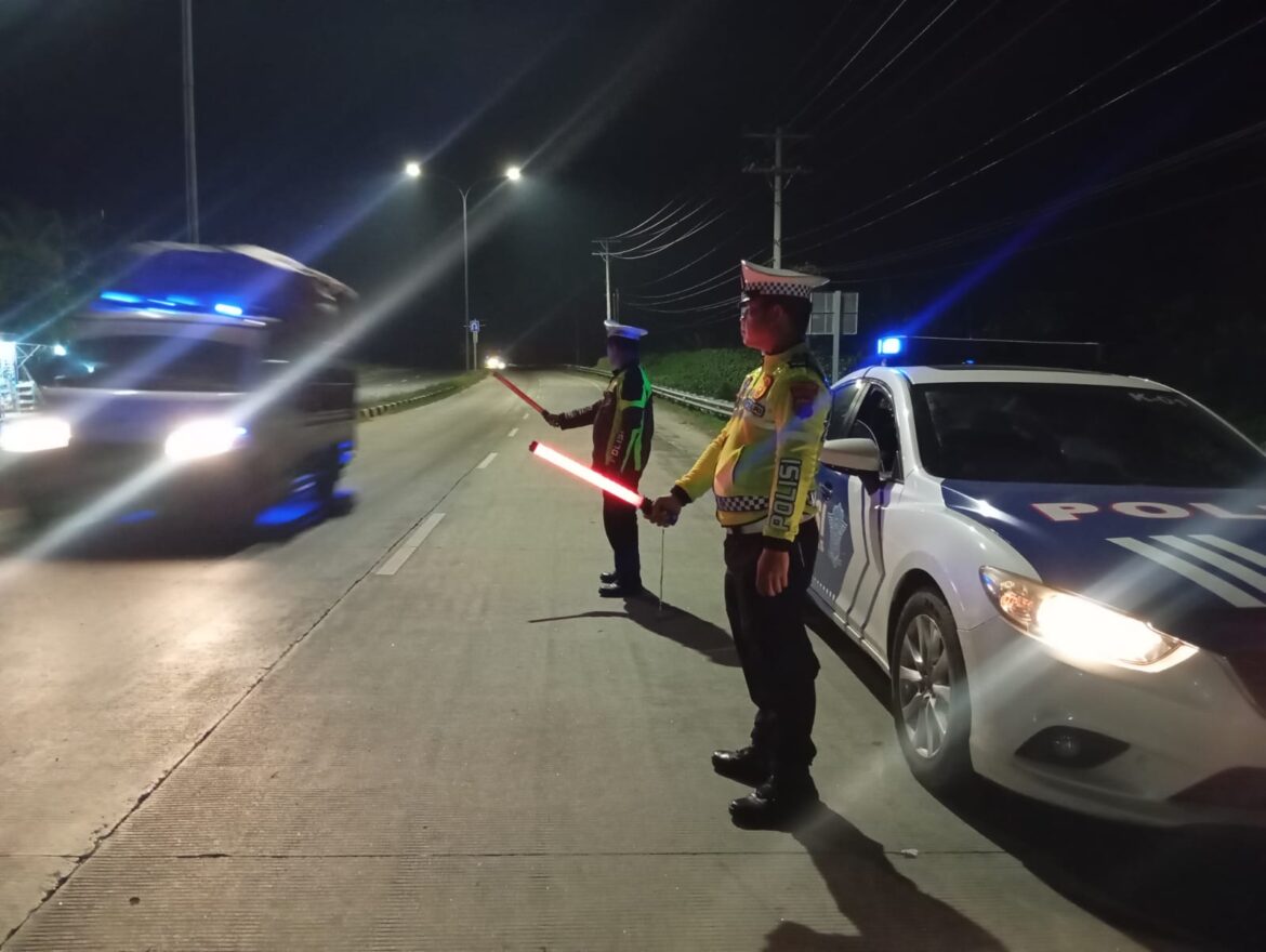 Sat Lantas Polres Batu Bara Patroli di Lokasi Rawan Macet