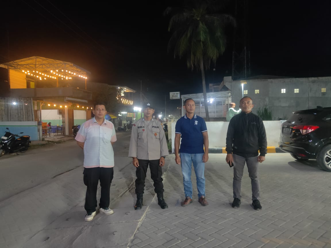 Antisipasi Gangguan Kamtibmas Polsek Medang Deras Gelar Patroli Mobile