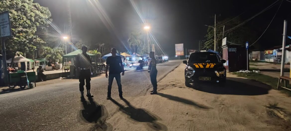 Polsek Labuhan Ruku Pastikan Kondusifitas Kamtibmas Malam Hari
