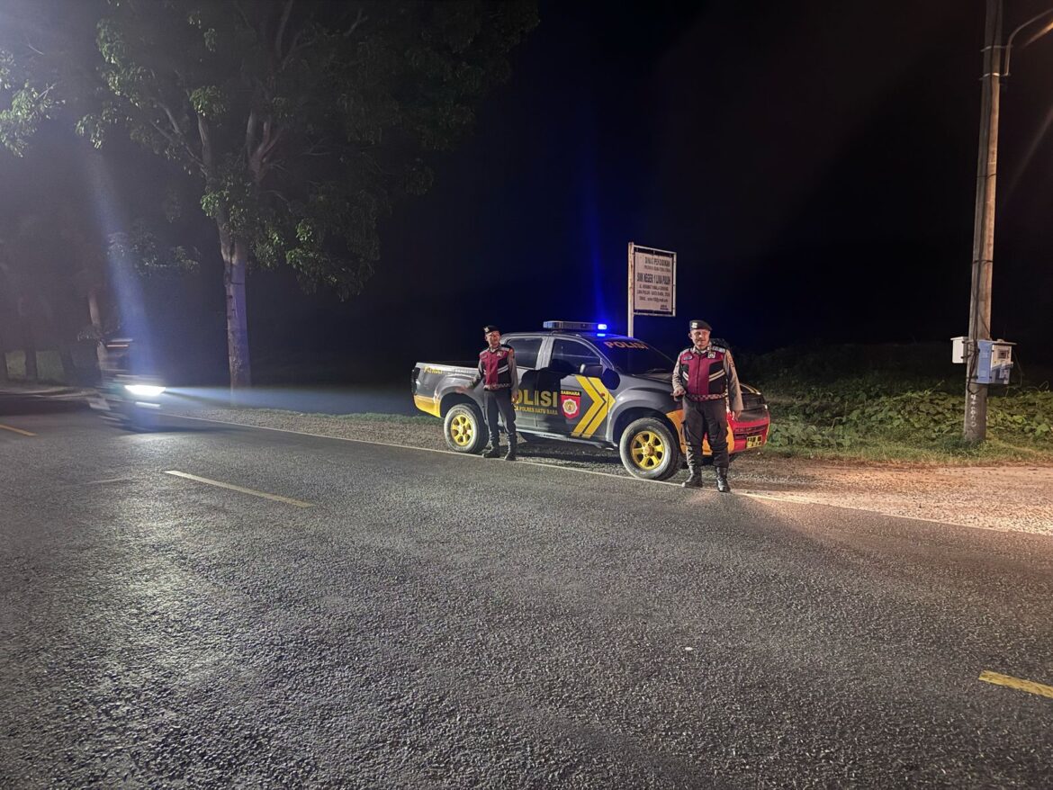 Patroli Sat Samapta Polres Batu Bara Cegah Gangguan Kamtibmas