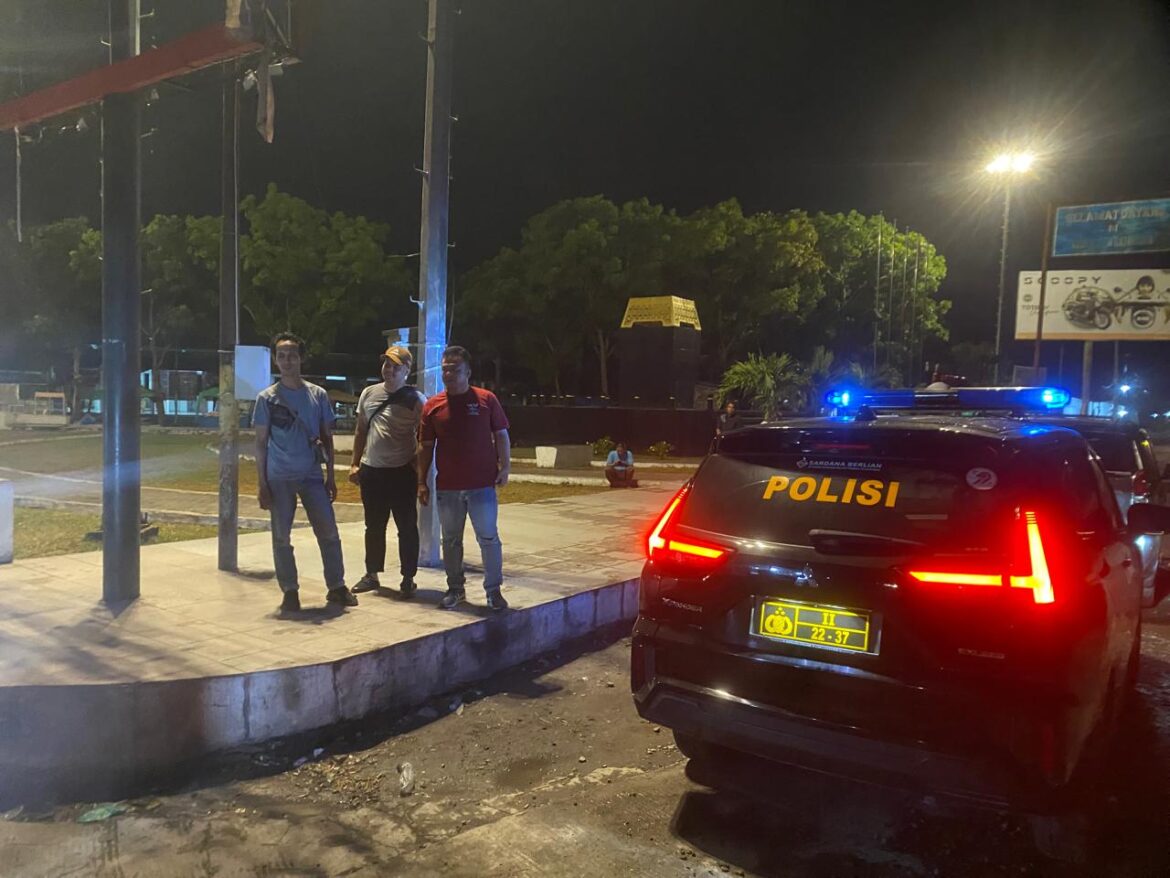 Polsek Labuhan Ruku Patroli Mobile Malam Hari