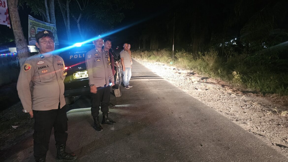 Polsek Indrapura Patroli Cegah Kejahatan Jalanan