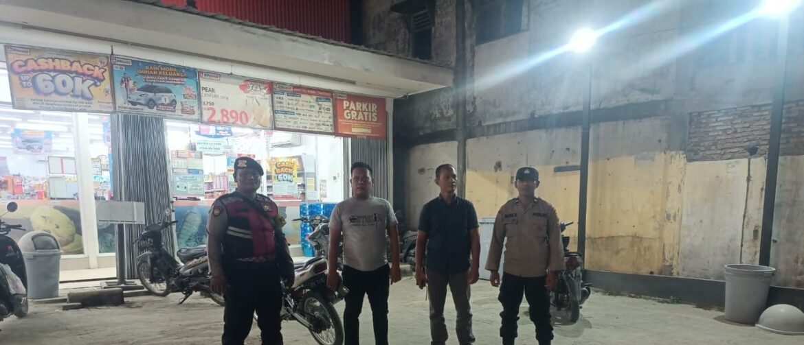 Patroli Polsek Medang Deras Cegah Aksi Kriminal