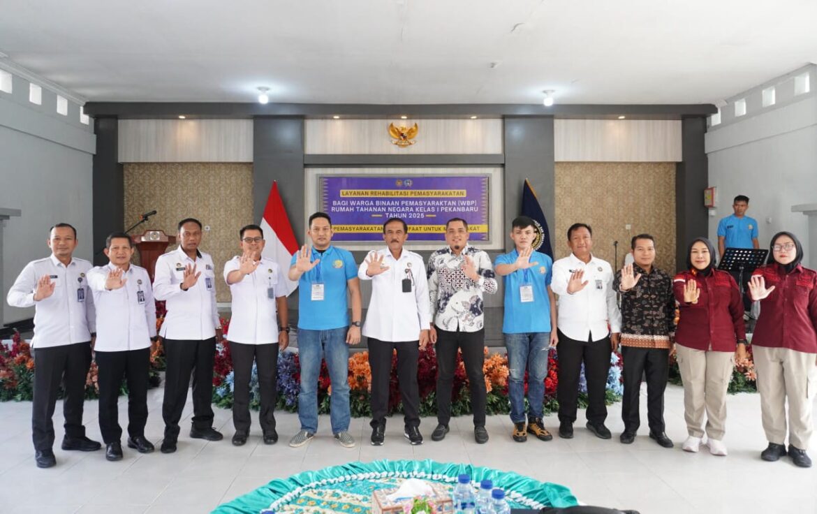 Rutan Pekanbaru Hadirkan Harapan Baru Lewat Layanan Rehabilitasi