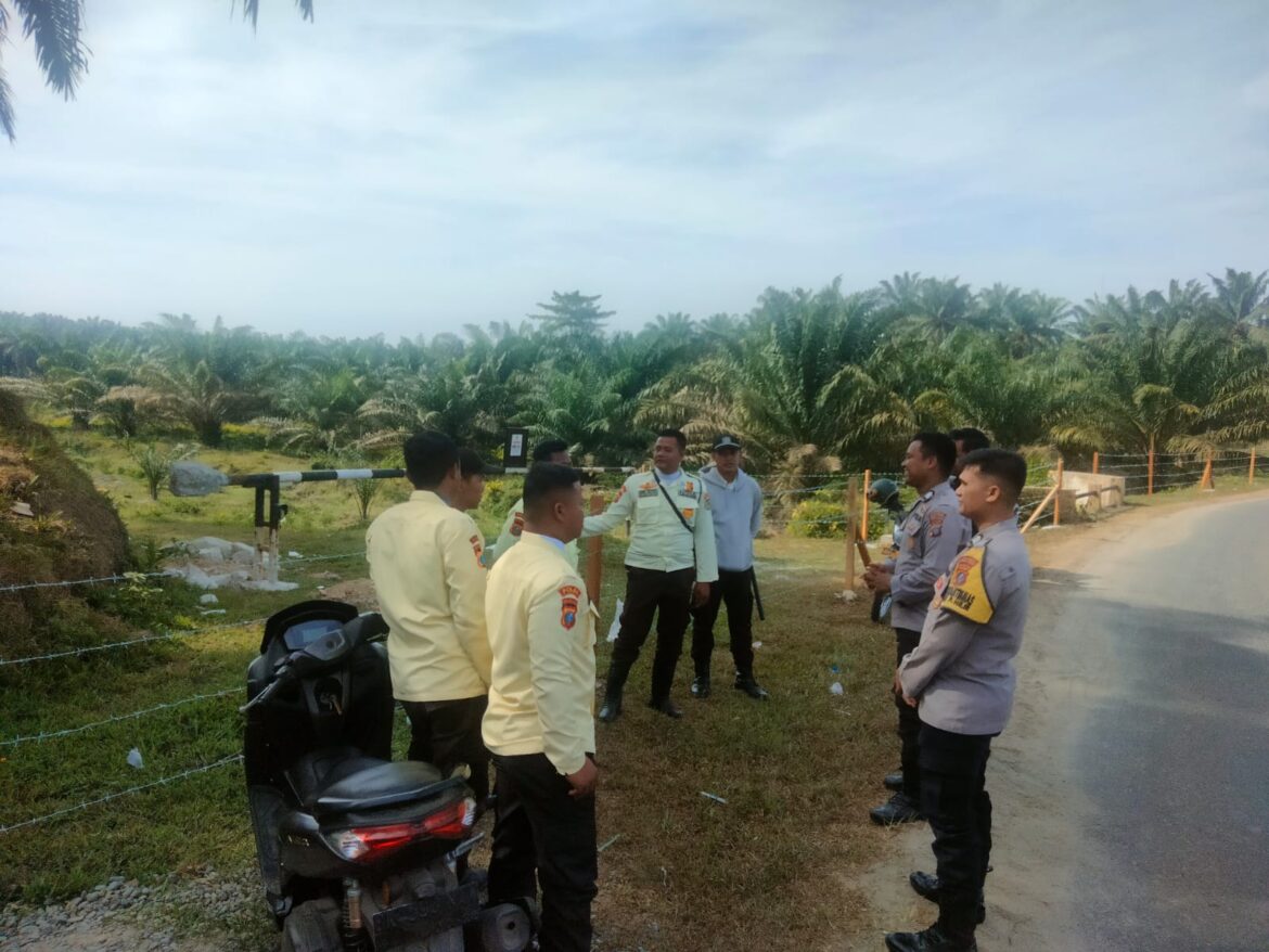 Sat Binmas Polres Tebing Tinggi Himbau Security Waspada Kebakaran Dicuaca Ekstrem