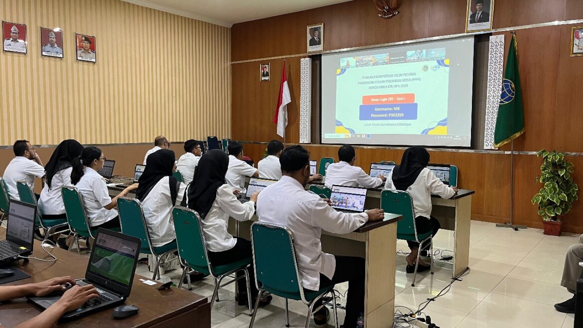 Asesmen PPNPN Calon PPPK Tahun 2025 di Kantor Pertanahan Kota Salatiga