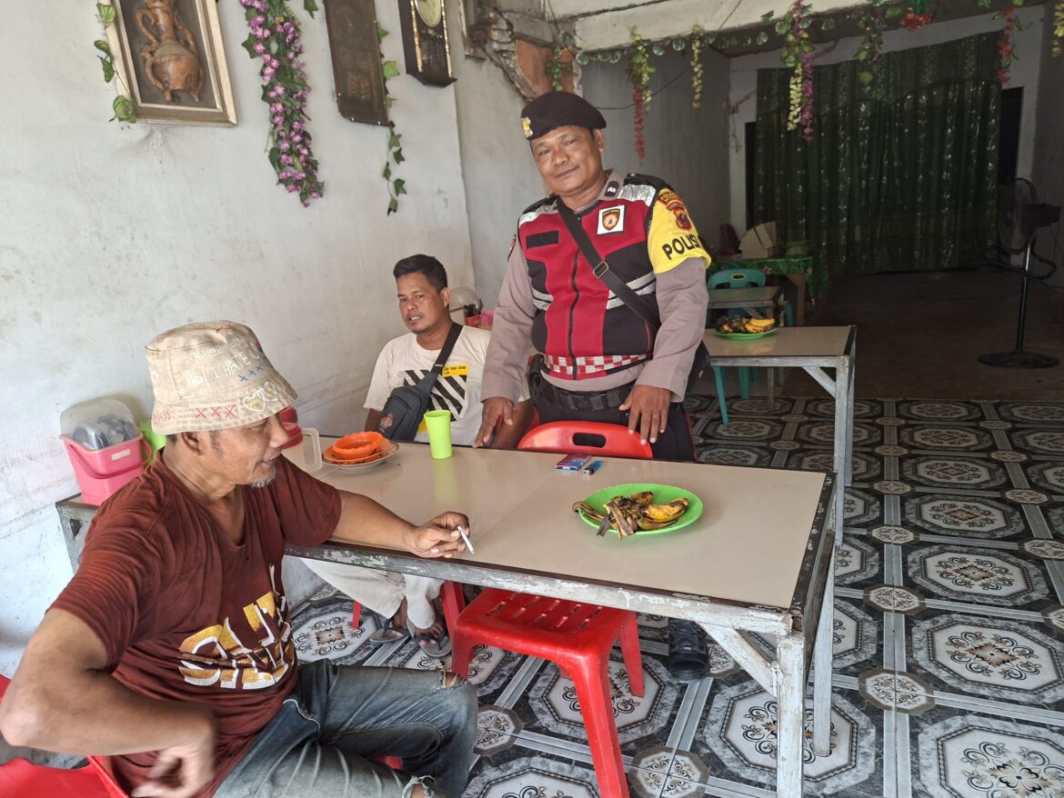 Polsek Medang Deras Sambang dan Cooling System Kamtibmas di Pagurawan