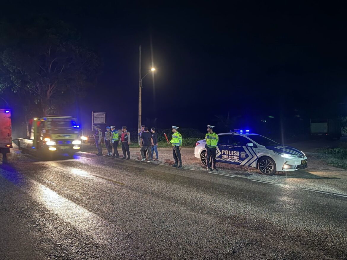 Sat Lantas Polres Batu Bara Tingkatkan Patroli Rawan Macet dan Rawan Laka