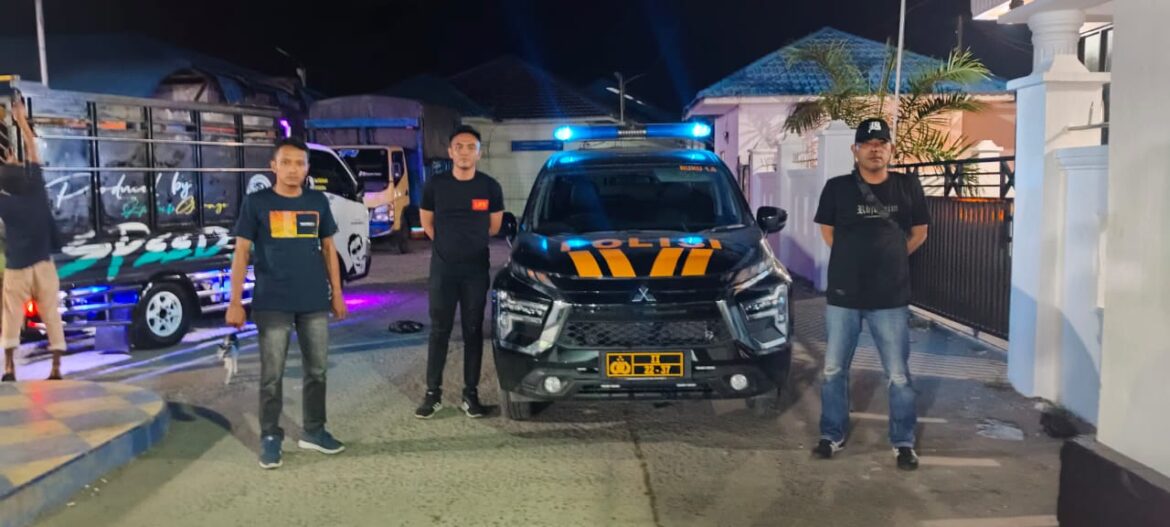 Patroli Susuri Jalanan Polsek Labuhan Ruku Pastikan Kamtibmas