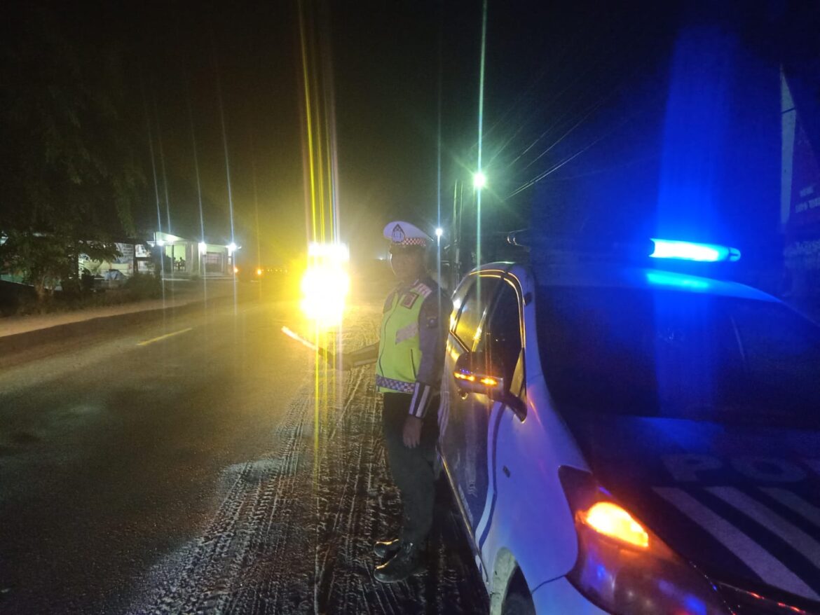 Patroli Sat Lantas Polres Batu Bara Antisipasi Kemacetan