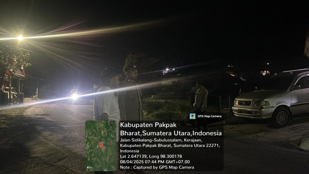 Polres Pakpak Bharat dan Jajaran Patroli Sambang Dialogis Pastikan Aktivitas Masyarakat Berjalan Dengan Baik