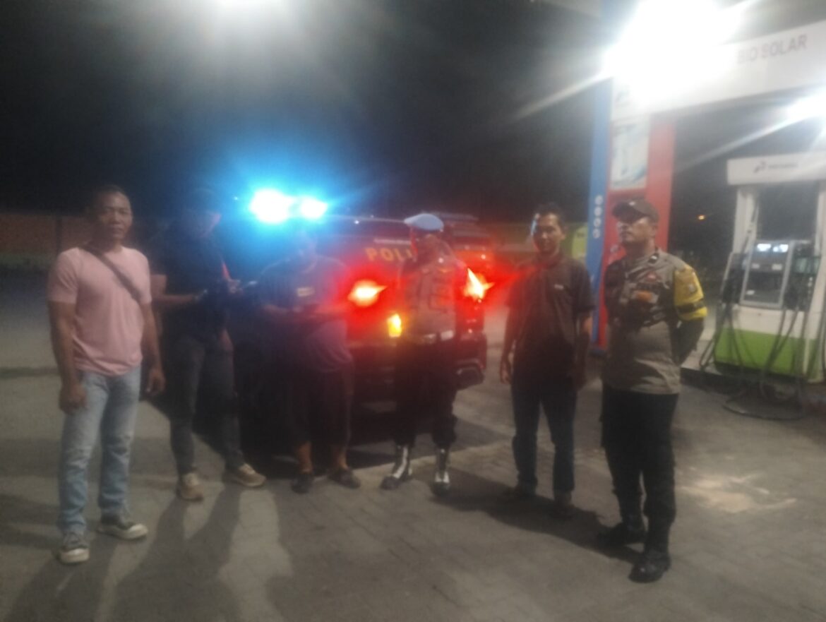 Polsek Indrapura Patroli Susuri Lokasi Keramaian Cegah Aksi Kejahatan