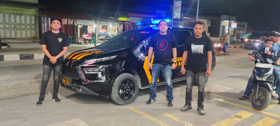 Polsek Labuhan Ruku Patroli Susuri Jalanan Cegah Gangguan Kamtibmas