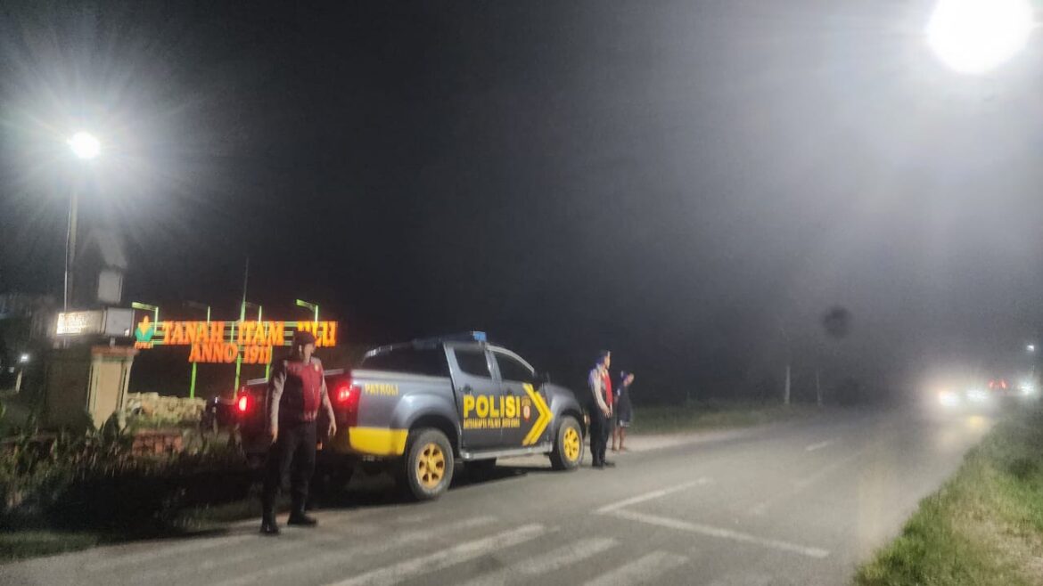 Patroli Presisi Sat Samapta Polres Batu Bara Cegah Aksi Kejahatan Jalanan