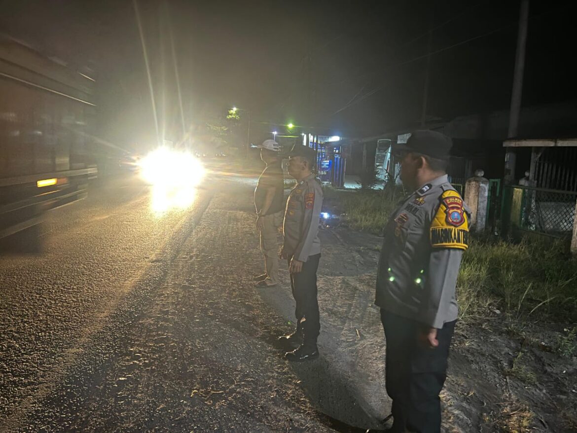 Polsek Lima Puluh Perkuat Patroli Cegah Aksi Kejahatan
