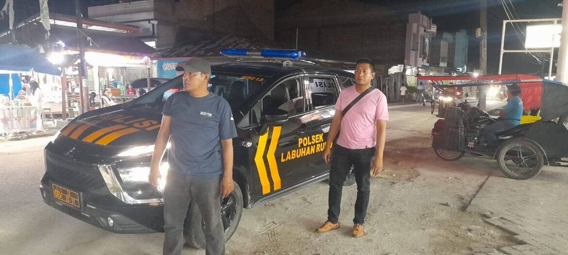 Patroli Polsek Labuhan Ruku Patroli Susuri Jalanan Antisipasi Geng Motor
