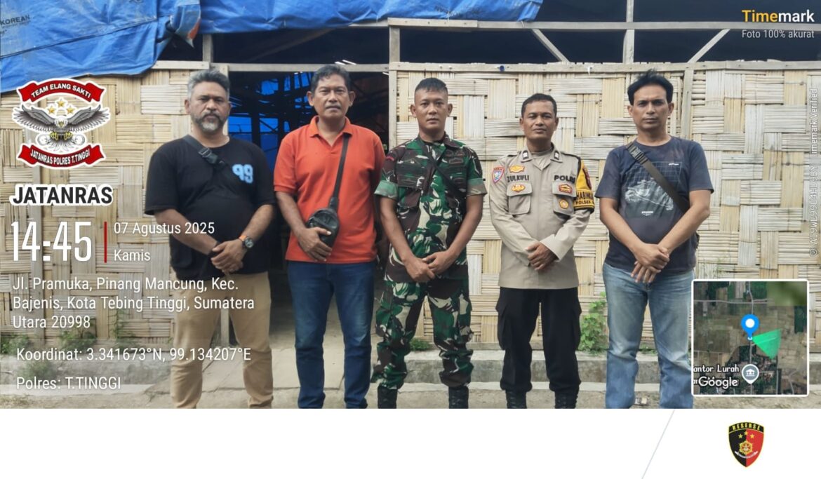 Polres Tebing Tinggi Cek Dugaan Lokasi Arena Sabung Ayam