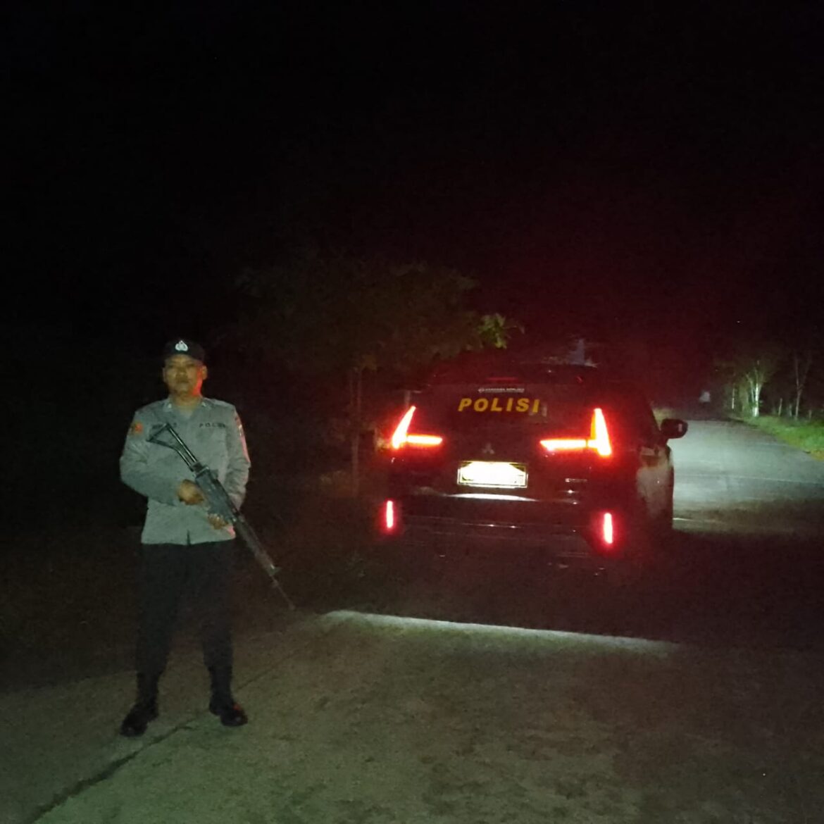 Patroli Mobile Polsek Lima Puluh Cegah Aksi Kejahatan