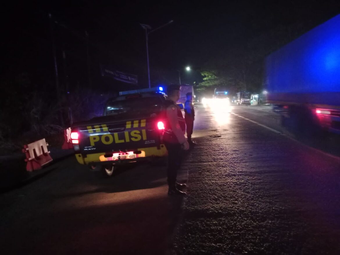 Sat Samapta Polres Batu Bara Patroli Presisi Blue Light Tingkatkan Kamtibmas
