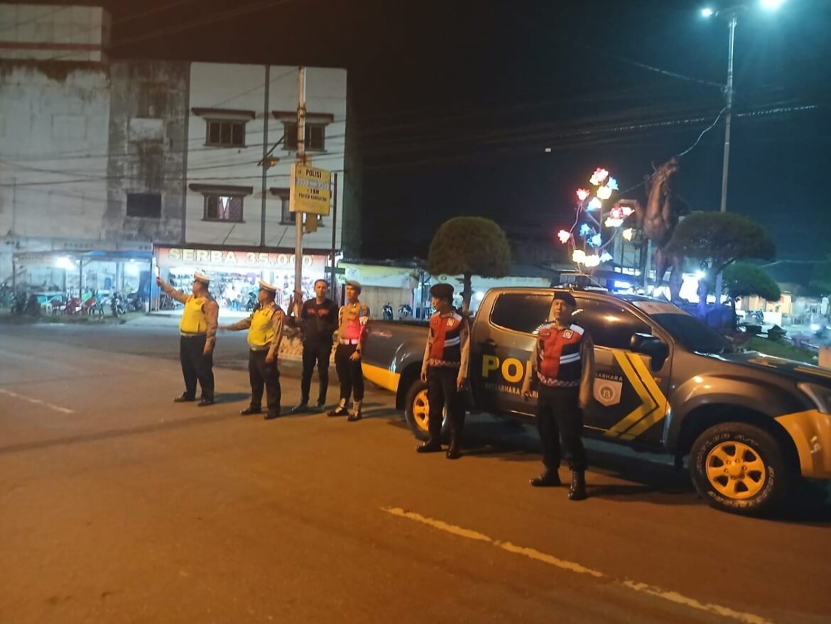 Cegah Kejahatan Jalanan 3C, Polres Tebing Tinggi Patroli Perintis Presisi