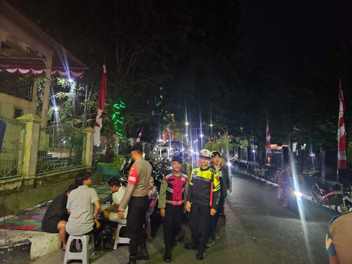 Patroli Gabungan Tiga Pilar Polres Sibolga Tekan Angka Kriminalitas Malam Hari