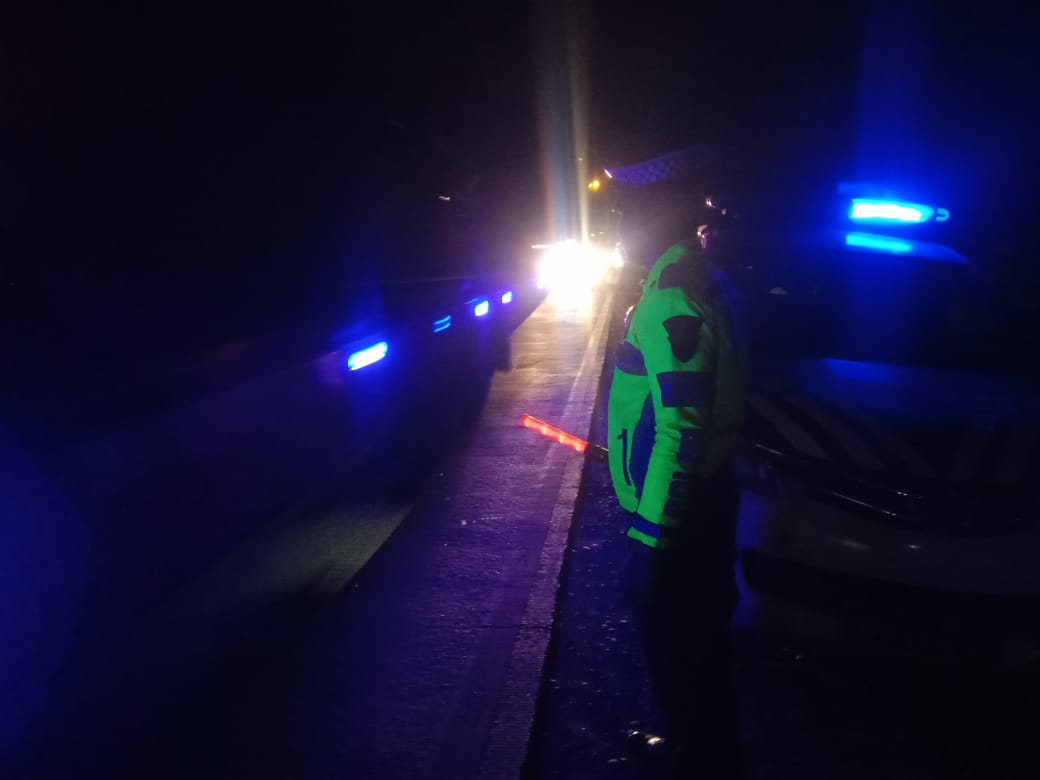 Sat Lantas Polres Batu Bara Patroli Blue Light Disejumlah Lokasi
