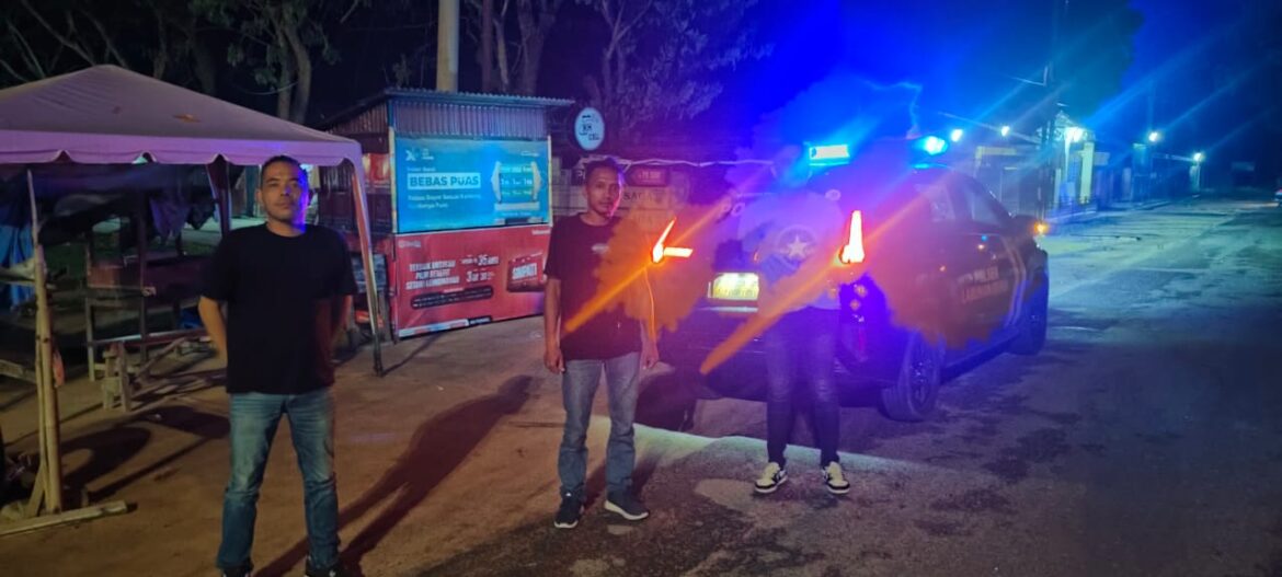 Patroli Mobile Polsek Labuhan Ruku Patroli Susuri Jalanan Cegah Kejahatan