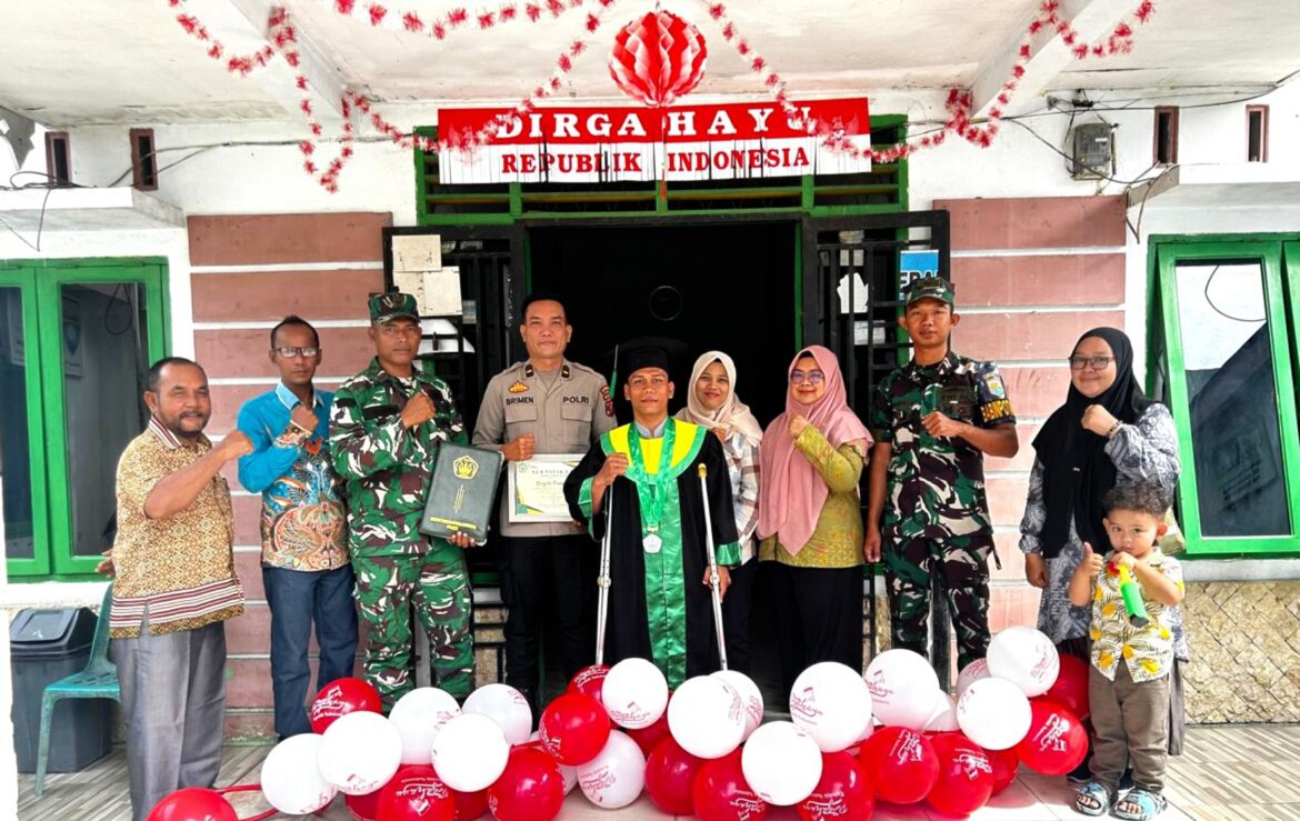 Inspiratif! Sinergi TNI-POLRI dan Pemerintah Dukung Atlit Disabilitas Sergai Raih Sarjana STOK