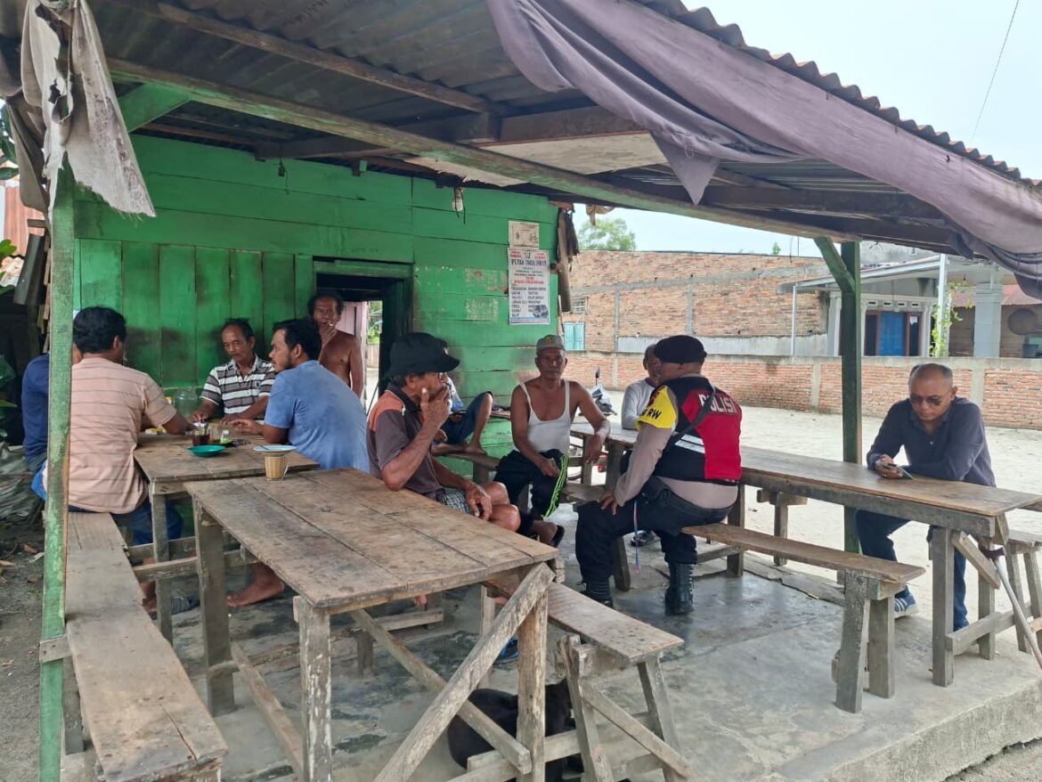 Polsek Medang Deras Cooling System Harkamtibmas Ajak Jaga Kamtibmas