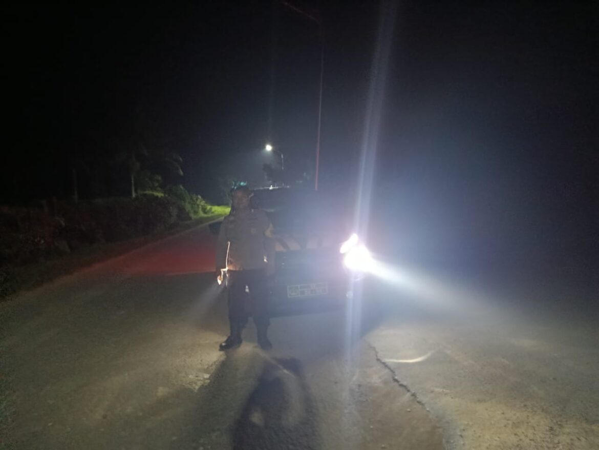 Polsek Lima Puluh Patroli Antisipasi Aksi Kejahatan Jalanan