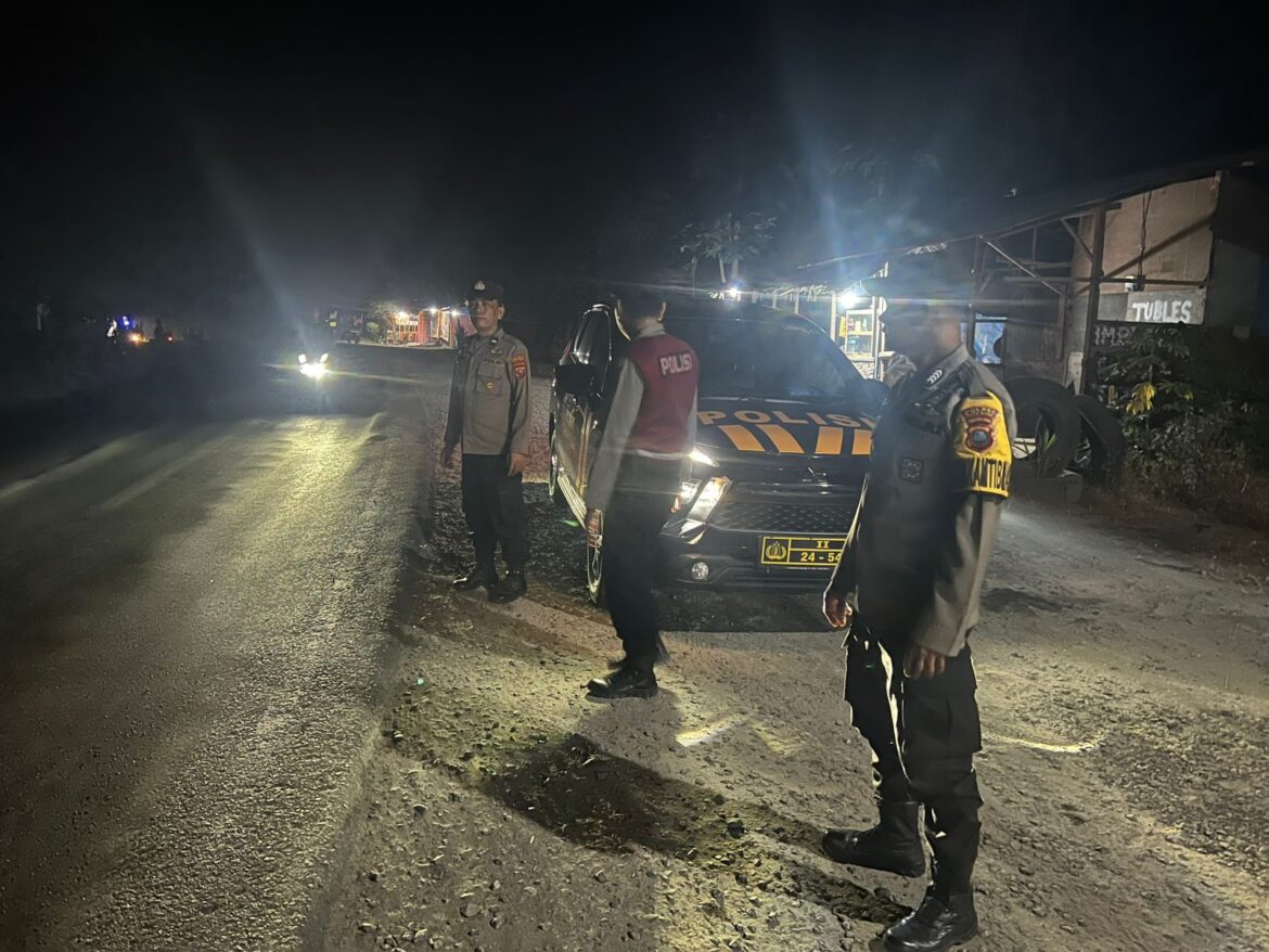 Polsek Lima Puluh Intensifkan Patroli Antisipasi Kejahatan