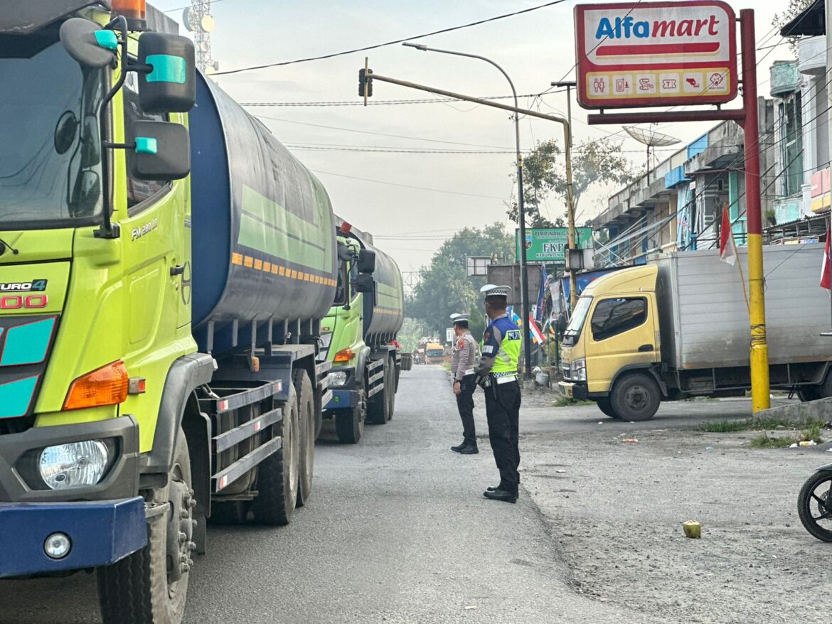Sat Lantas Polres Batu Bara Patroli Pagi