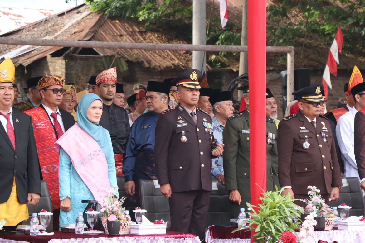 Kapolres Sergai Hadiri Upacara Peringatan HUT RI Ke-80