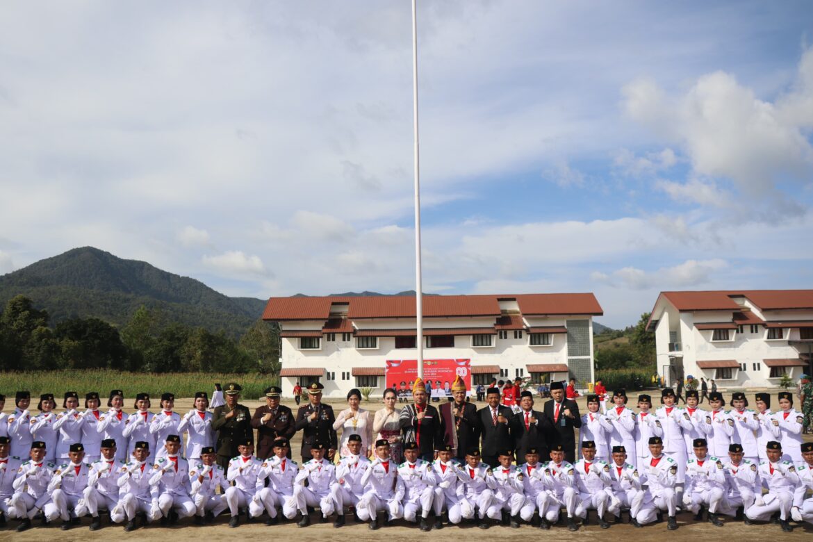 Kapolres Pakpak Bharat Hadiri Upacara Detik-detik Proklamasi Memperingati HUT RI Ke-80 Tahun 2025