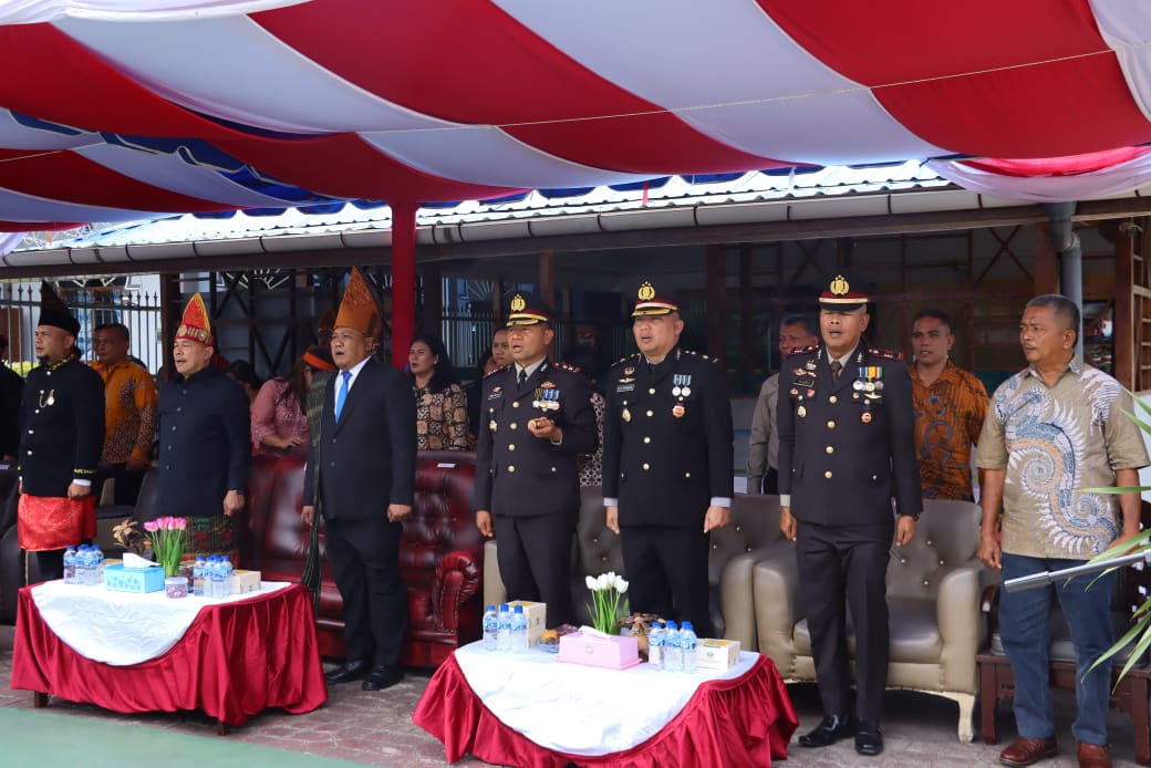 Ikuti Upacara di Lapas Kelas II B, Kapolres Tebing Tinggi Saksikan Pemberian Remisi Narapidana