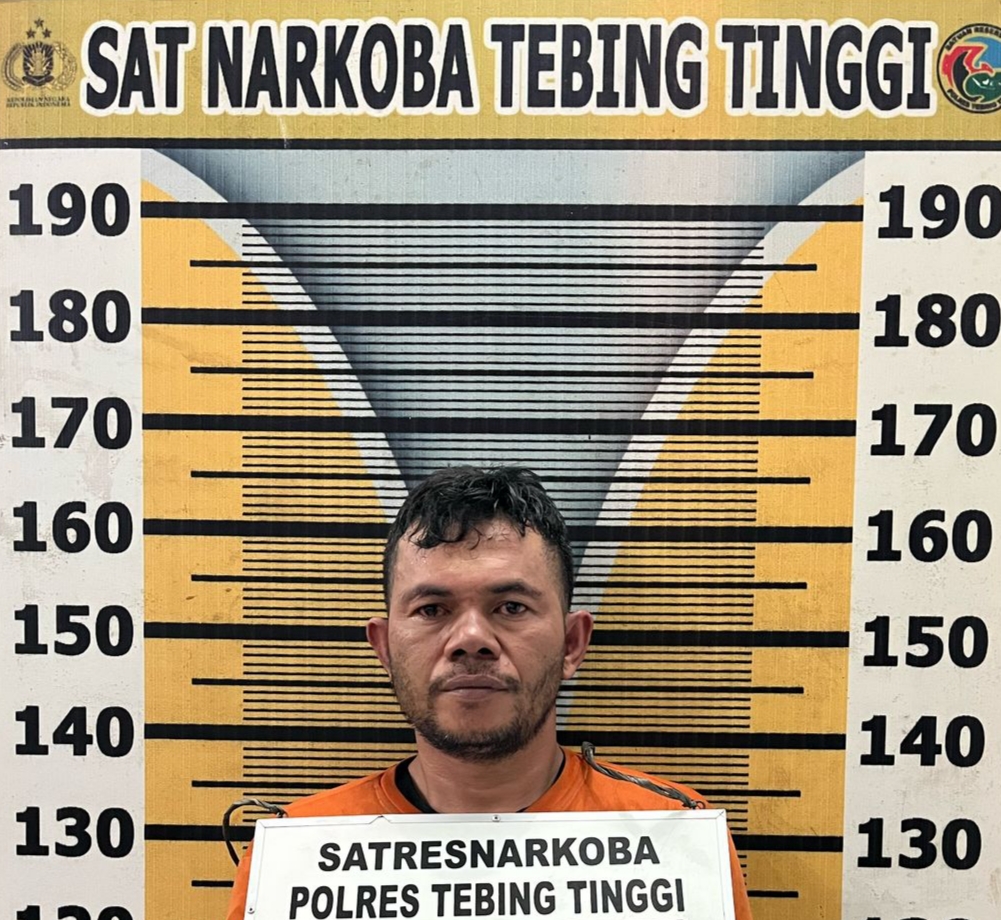 Bawa 2 Paket Sabu, Maman Ditangkap Satresnarkoba Polres Tebing Tinggi