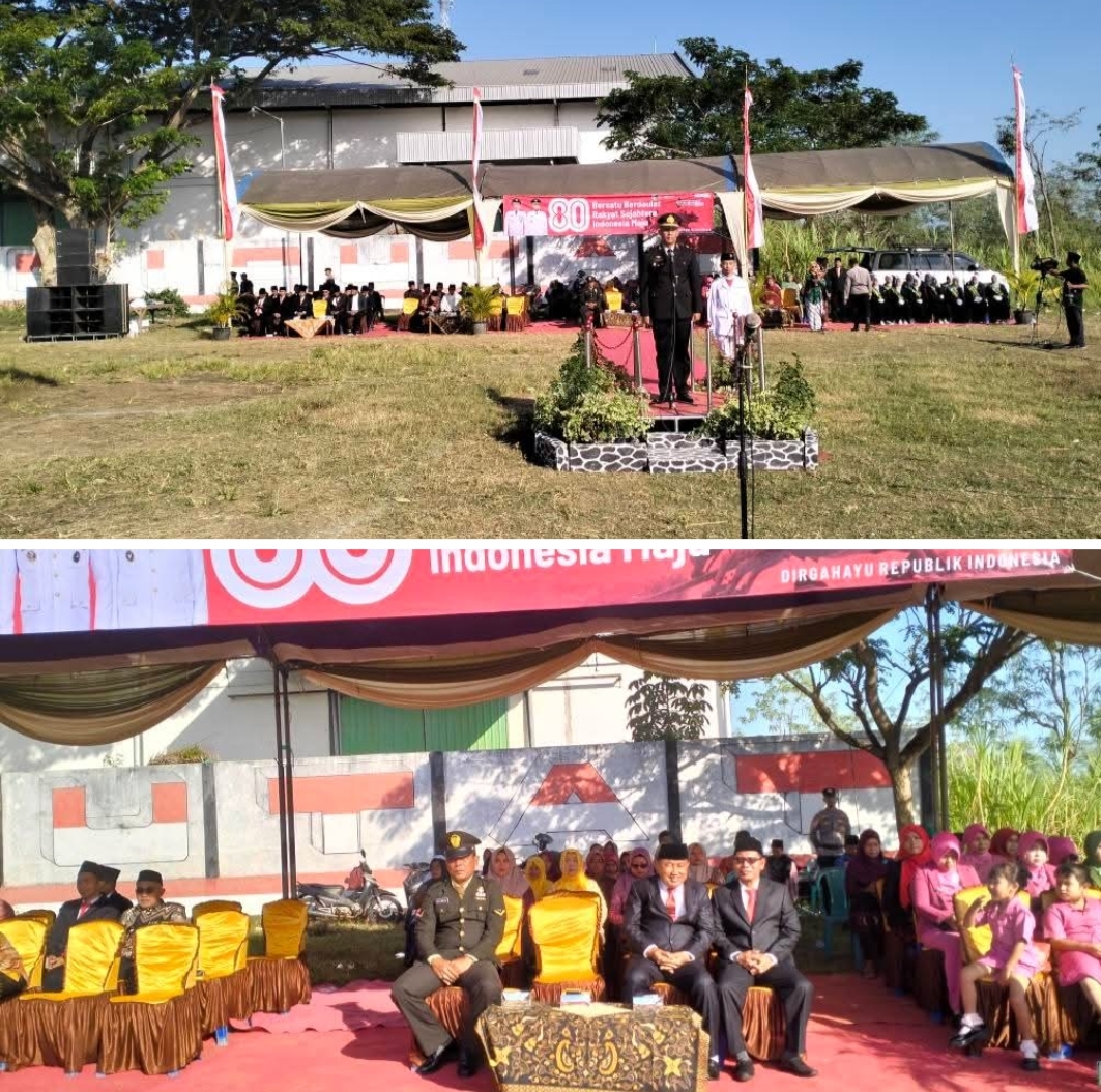 Forkopincam Kecamatan Banyuates Gelar Upacara HUT RI Ke 80 di Lapangan Ciputat
