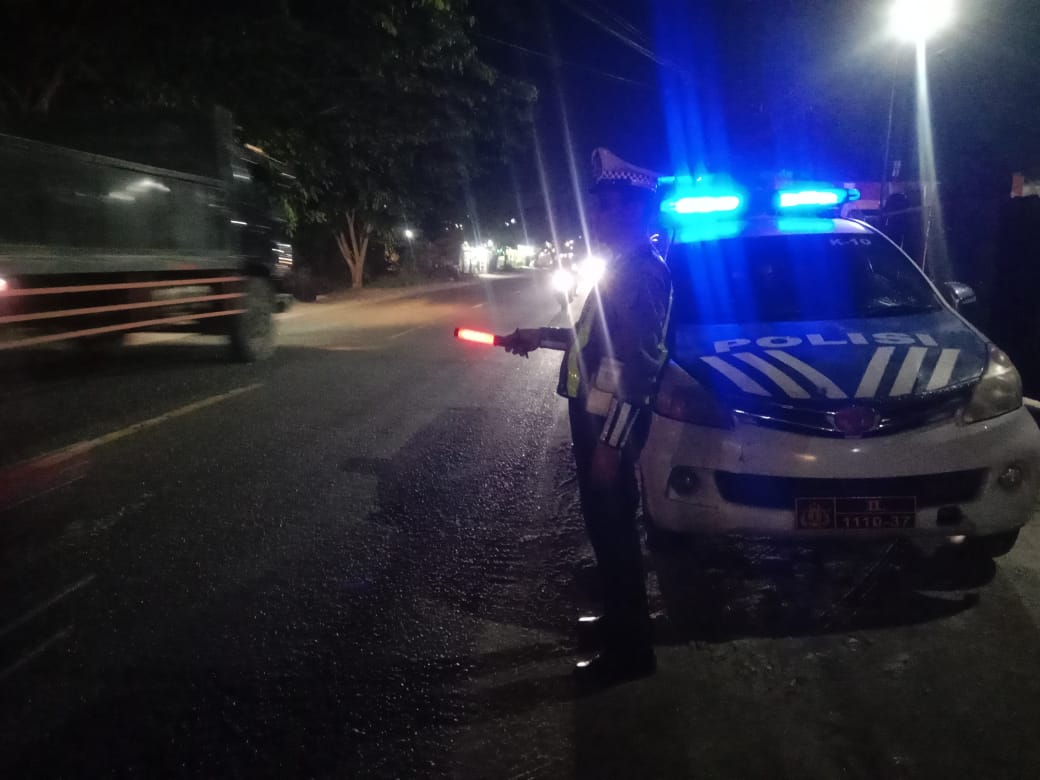 Sat Lantas Polres Batu Bara Patroli Kelancaran Arus Lalulintas