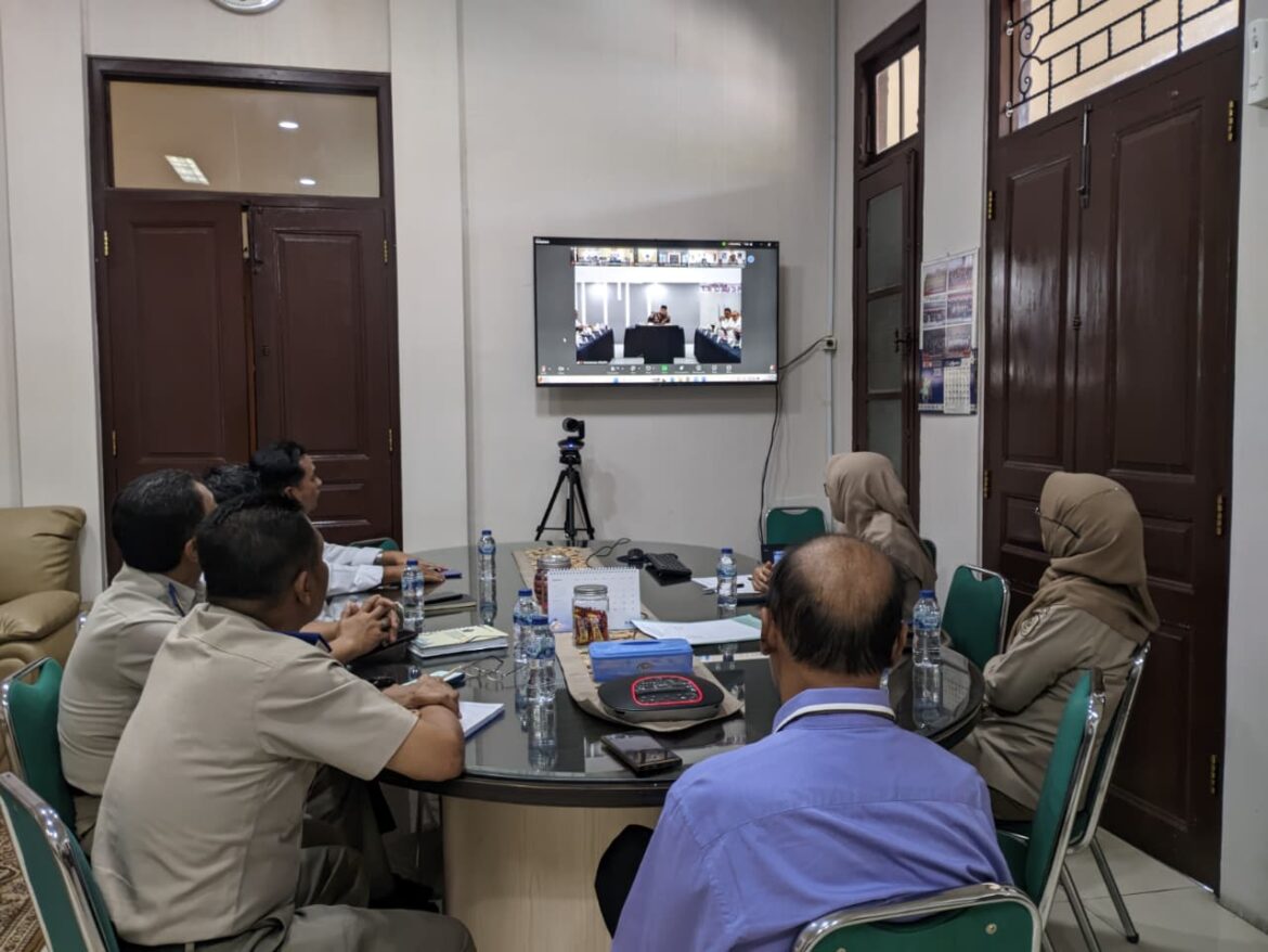 Kantor Pertanahan Kota Salatiga Ikuti Zoom Meeting Bersama Menteri ATR/BPN