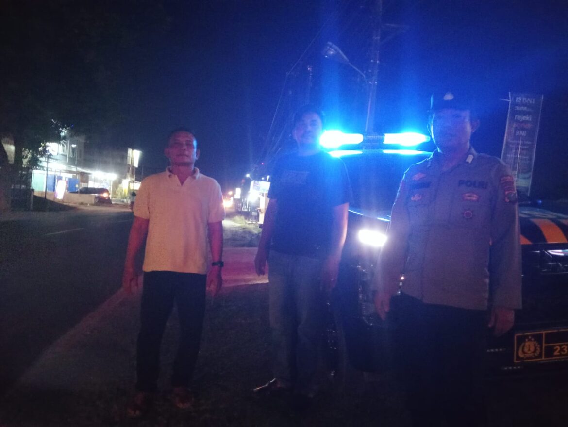 Polsek Indrapura Patroli Mobil Antisipasi Gangguan Kamtibmas
