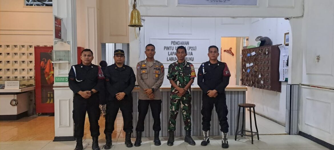 Polsek Labuhan Ruku Pengamanan Situasi Lapas Klas II A Labuhan Ruku
