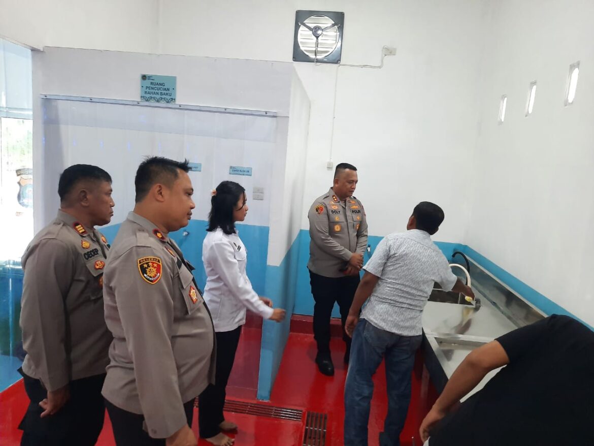 Kapolres Batu Bara Cek Progres Pembangunan Gedung SPPG