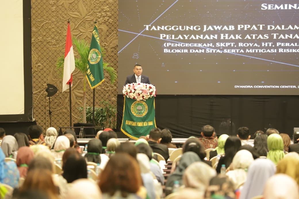 Kolaborasi dengan IPPAT Jadi Kunci Transformasi Layanan Pertanahan, Wamen Ossy Pastikan Adanya Transparansi, Akuntabilitas, dan Kepastian Hukum