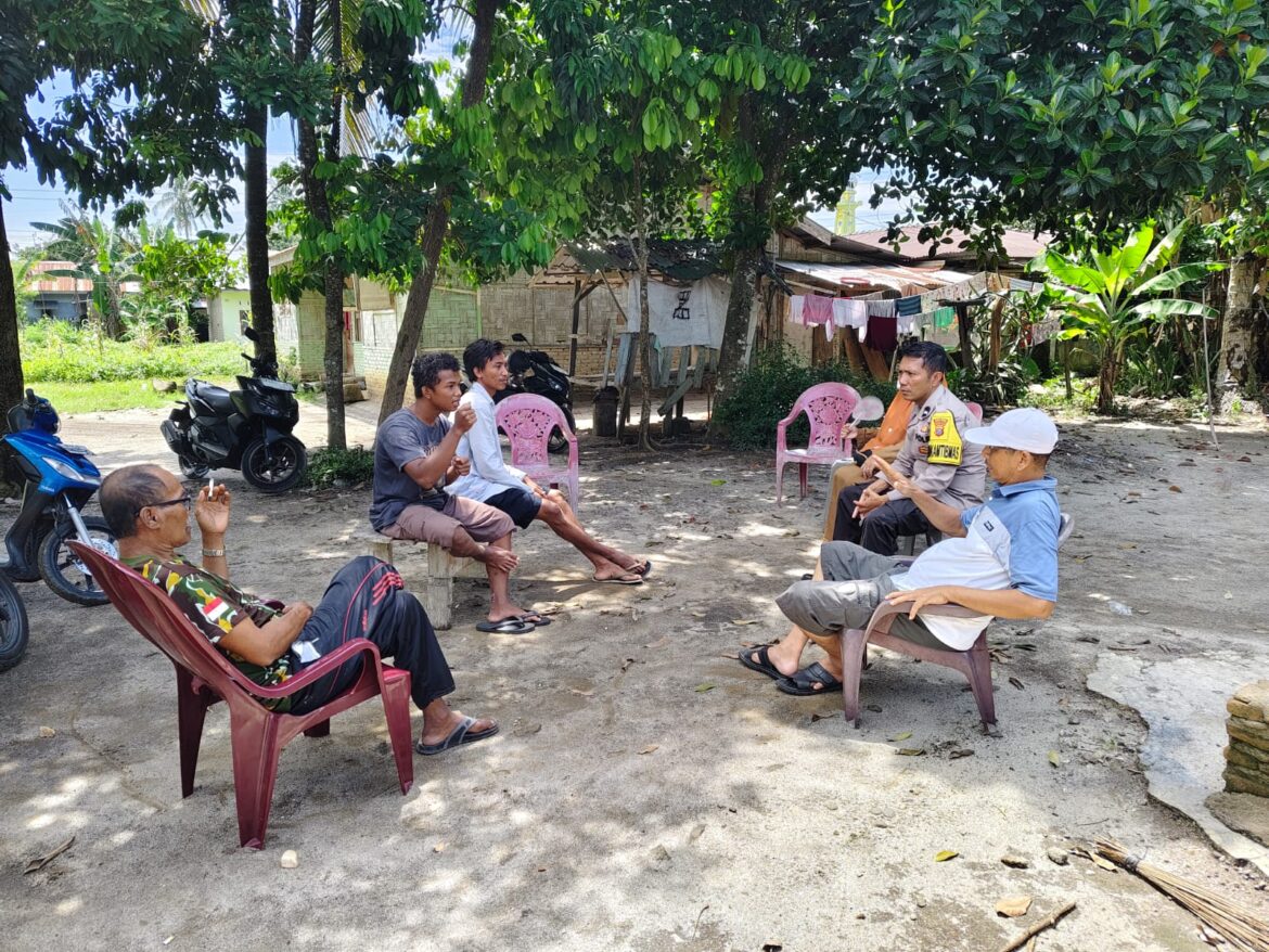 Polsek Rambutan Problem Solving dan Himbauan Kamtibmas di Kelurahan Teluk Karang