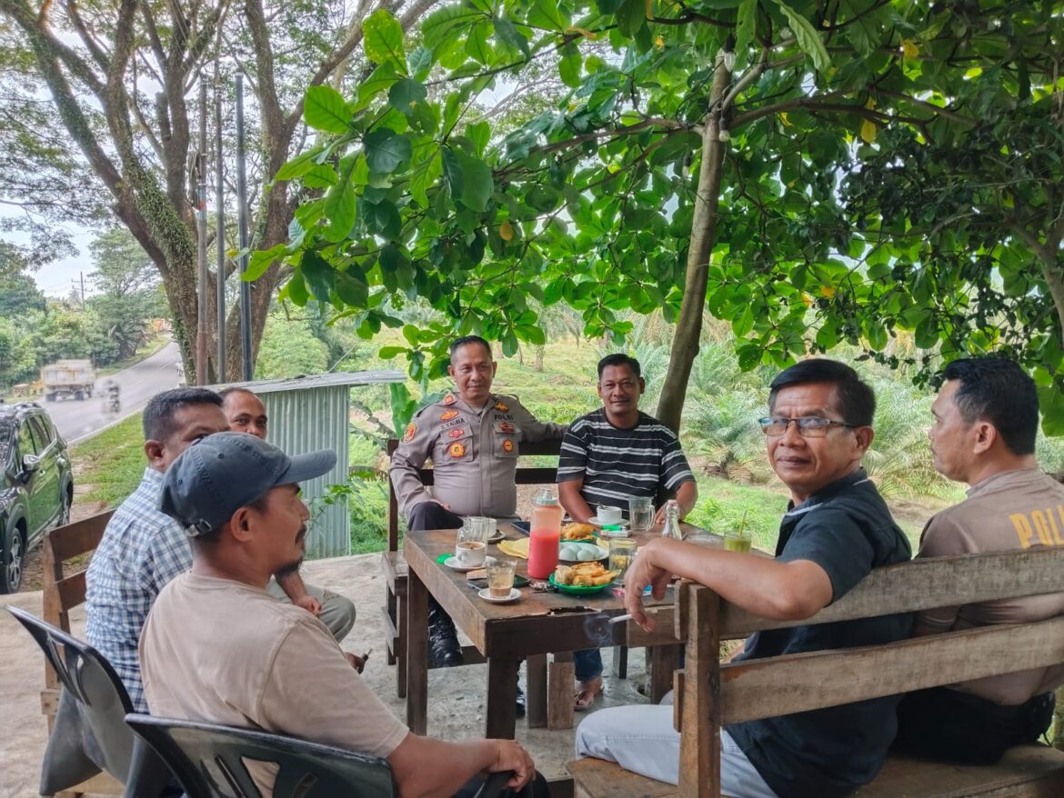 Kapolsek Lima Puluh AKP Salomo Sagala, S.H Cooling System, Ajak Warga Jaga Kamtibmas