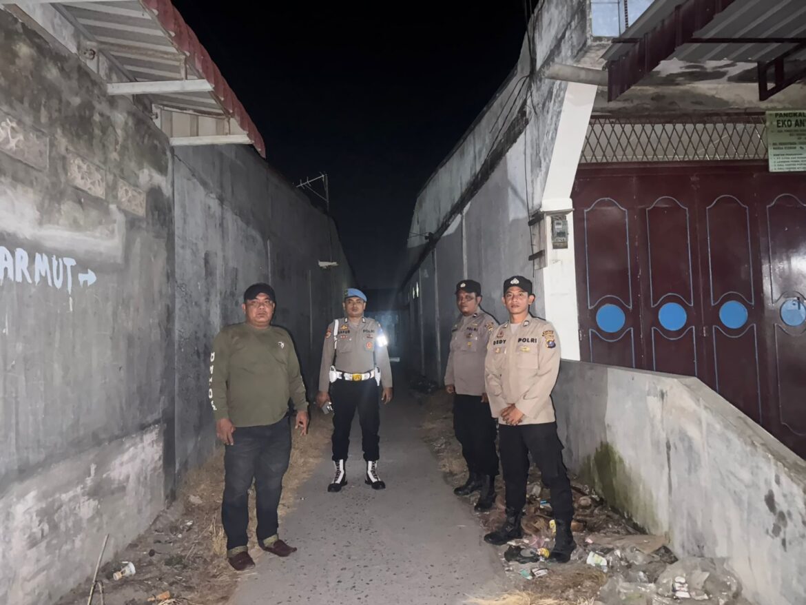Patroli Polsek Medang Deras Antisipasi Geng Motor
